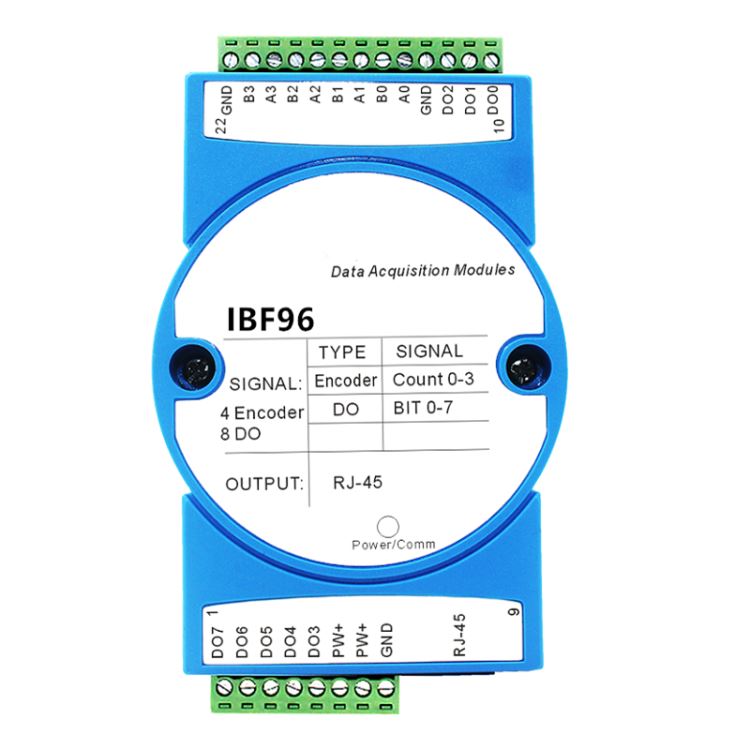 8AI 4DI 4DO混合信号4-20mA转RS-485 232MODBUS采集模块