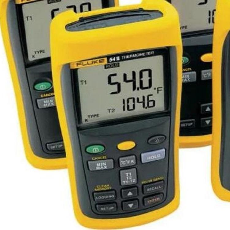 Fluke 53-II/53-II B单输入数字温度表，Fluke 54-II/54-II B双输入数字温度表包