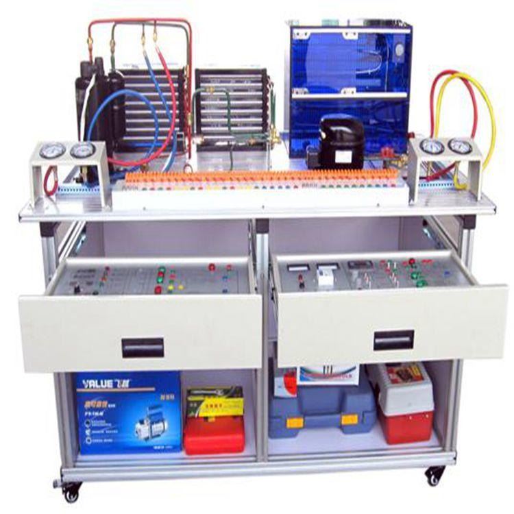 空调系统模块实训设备  空调电气控制模块实训台  冰箱智能温控电气控制实训模块 方晨制冷实验装置