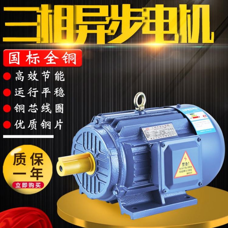 电机厂家 YE3二级能效三相异步电动机  100L2-4三项交流电机 3kw马达