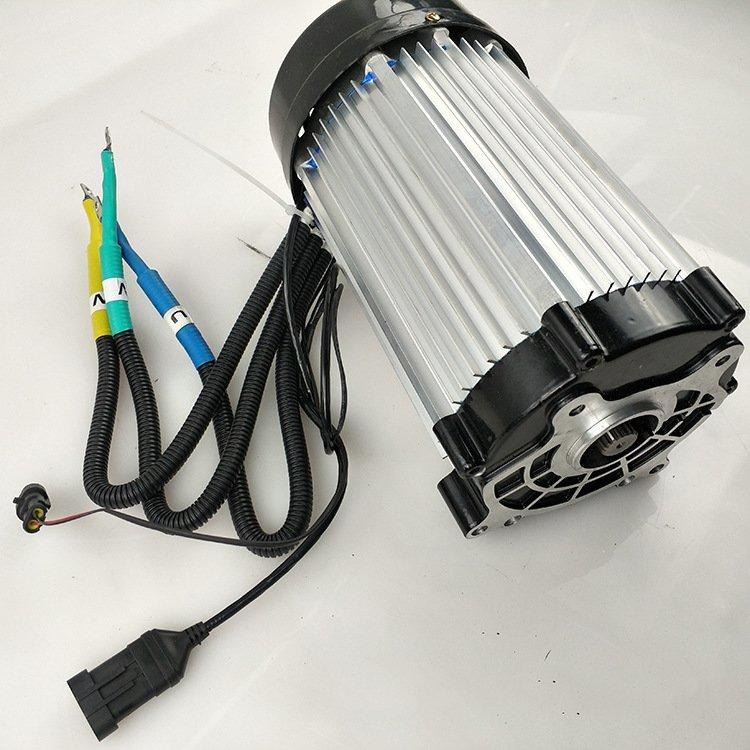 电动三轮车后桥快速48V60v大功率无刷电机大泰口径交流电机3000W5000W鸿润达交流电机