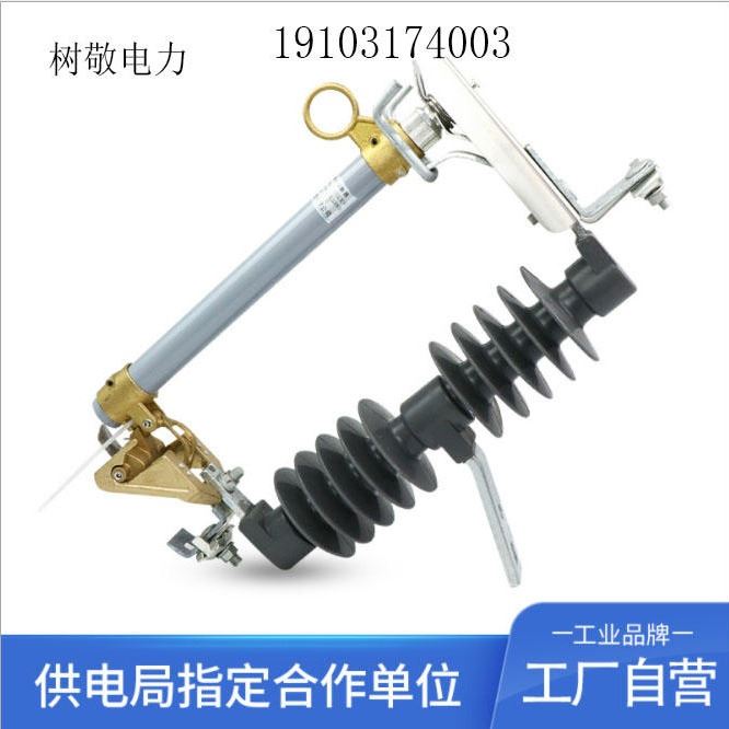 树敬电力 10kv跌落式熔断器  10型跌落式熔断器 HGW12-12/200A