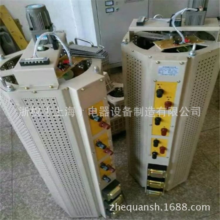 浙权厂家直供三相隔离调压器TSGC2J-30KVA接触式电动调压器220V大功率可控硅电子调压器 调光调速调温