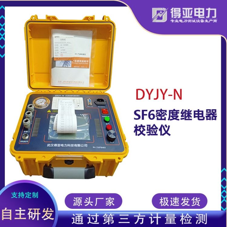 DYJY-N SF6密度继电器校验仪厂家 全自动密度继电器校验仪 SF6密度继电器校验仪价格 得亚电力厂家