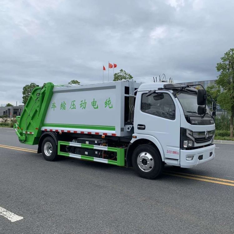 新能源电动压缩垃圾车 纯电动垃圾压缩运输车 纯电动四轮垃圾车 纯锂电池 品质过硬