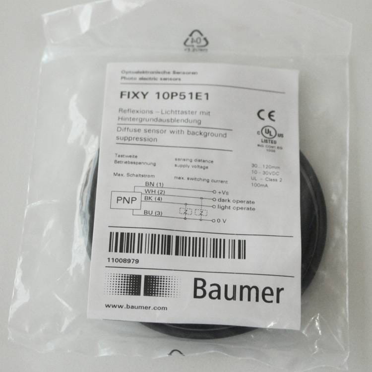 供应BAUMER/堡盟接近开关IWRM12Z8704/S14C三线PNP接近开关供应