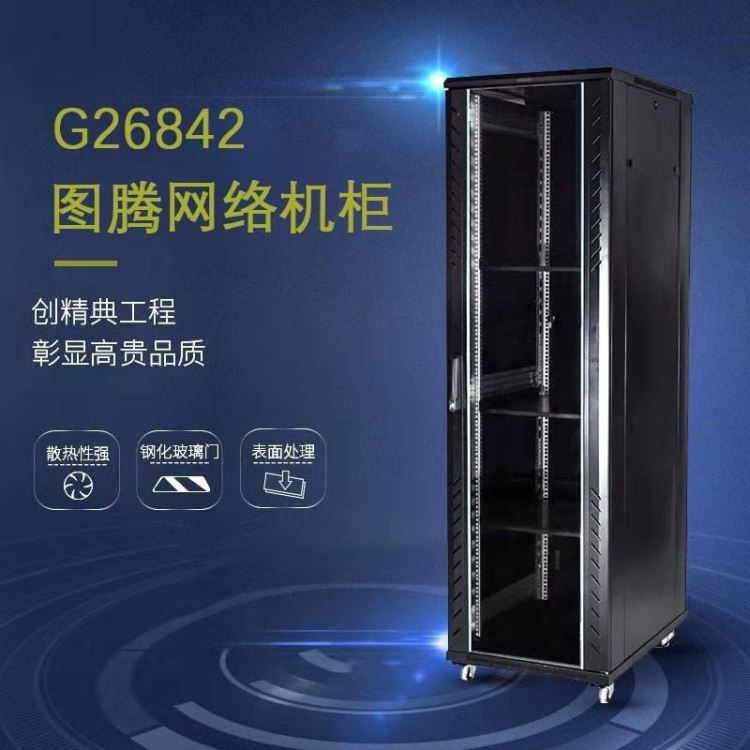 TOTEN图腾机柜 网络机柜 G26842 42U 机房服务器机柜