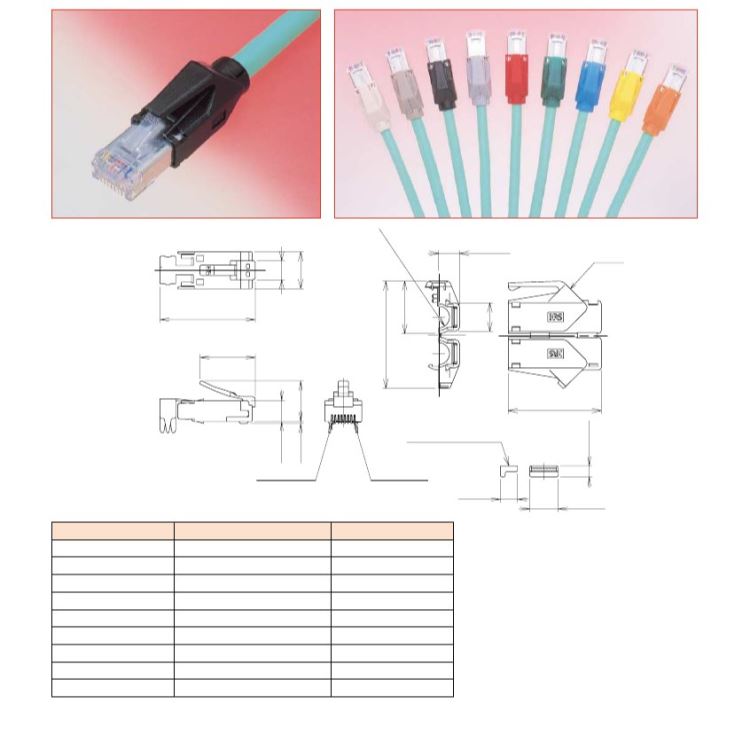 HRS 连接器 TM21P-88P（03）广濑超五类带屏蔽 8P8C 水晶头插座 进口原厂供应现货秒发