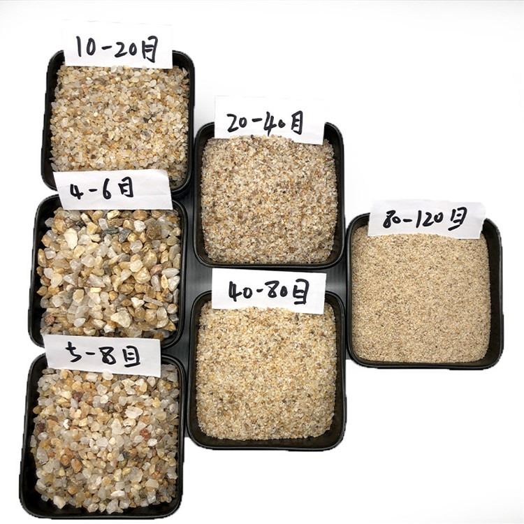 领创矿产供应 石英砂滤料 草坪石英砂 污水处理石英砂 喷砂除锈石英砂 耐酸石英砂