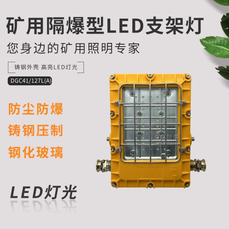 采掘工作面用大方型支架灯矿用隔爆型LED支架灯DGC41/127L(A)