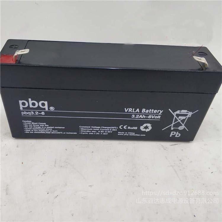 荷兰PBQ蓄电池pbq3.2-6 6V3.2AH 应急电源 电梯应急灯用 价格