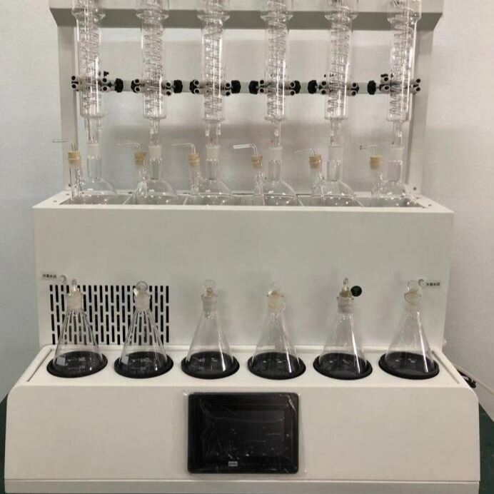 智能一体化蒸馏仪装置  智能一体化蒸馏仪品牌  智能一体化蒸馏仪中标 GY-ZNZLY-6 上海归永 厂家直销 上门安装