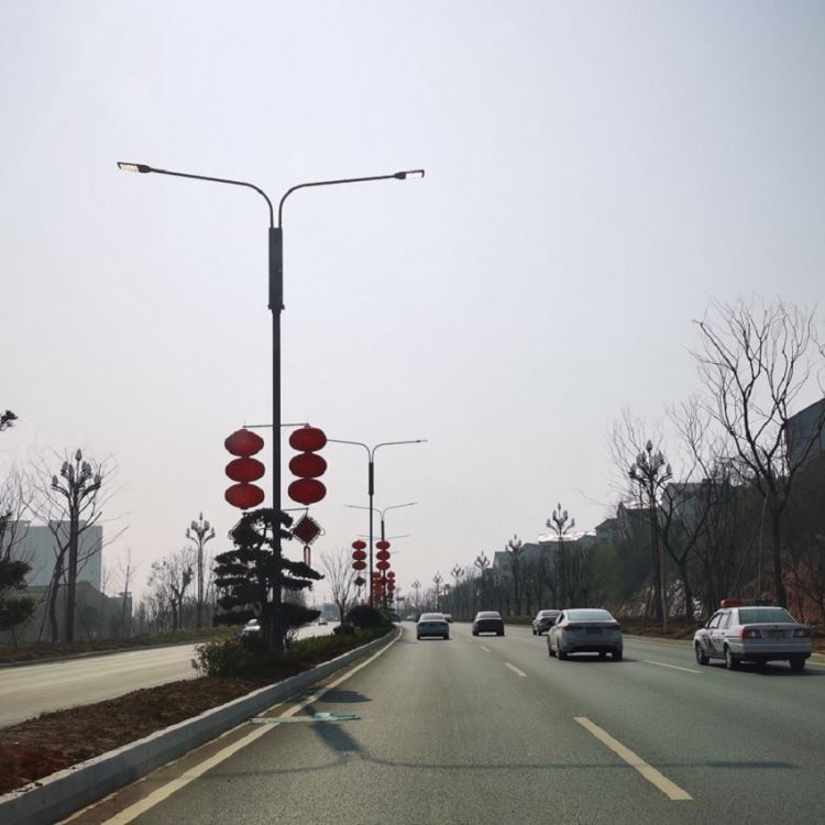 户外led灯杆 太阳智慧路灯 道路单臂路灯