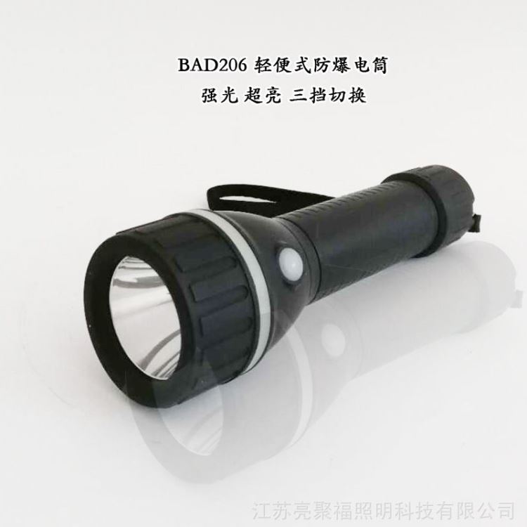 海洋王BAD206轻便式防爆手电筒LED强光防水充电防爆灯BXD5200