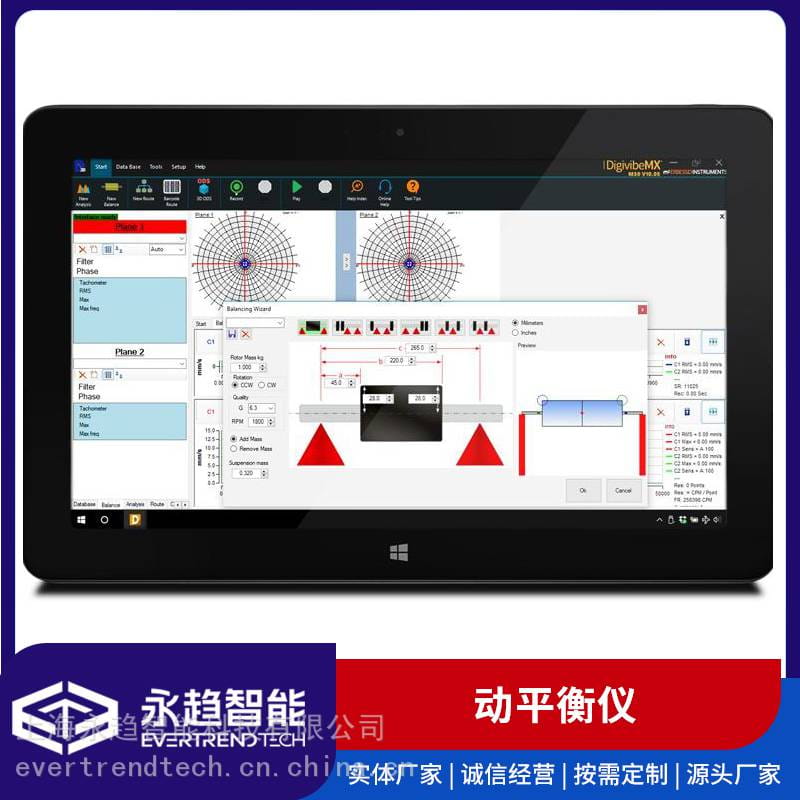 机床主轴现场动平衡仪 车床轴承状态检测便携式动平衡仪器 DigivibeMX M10