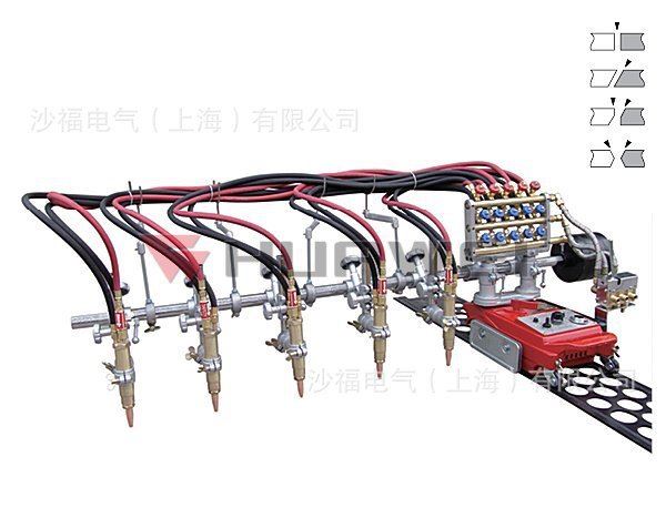 上海华威GCD5-100五割炬五头直条火焰切割机   全国包邮