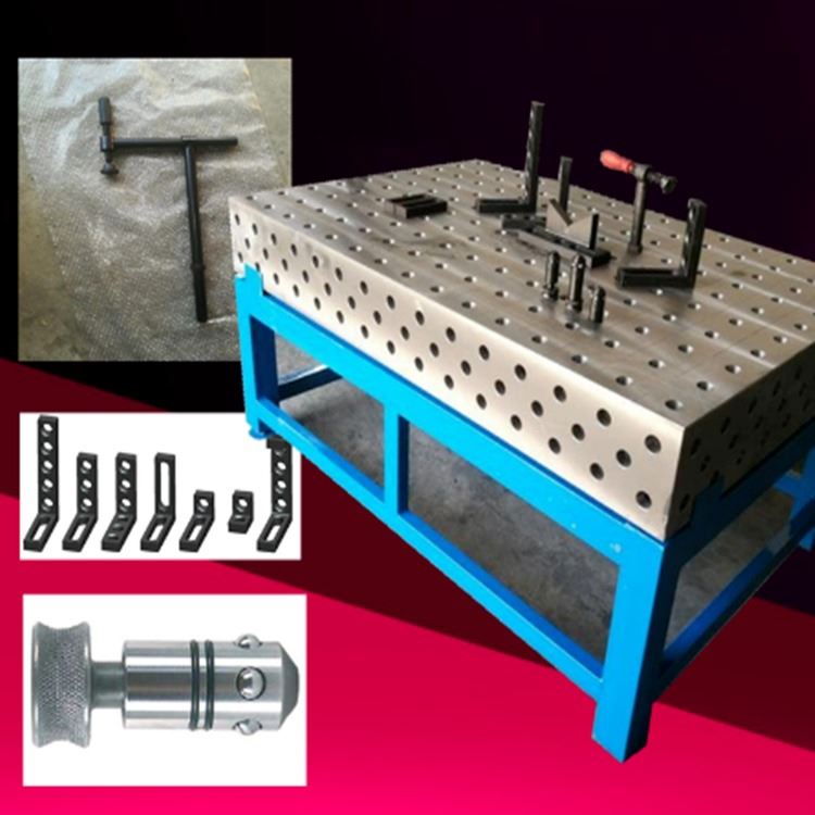 宏泊机械 三维焊接平台 三维焊接平板 三维柔性焊接平台 焊接平板 焊接工作台 D16 D28多孔铸铁工作台