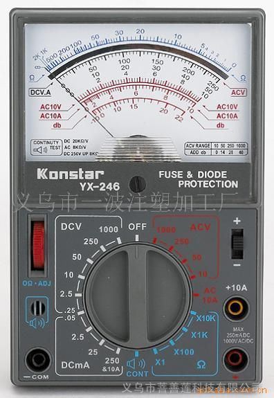 供应01直流电流万用表yx246天正指针万用表诚信厂家批发
