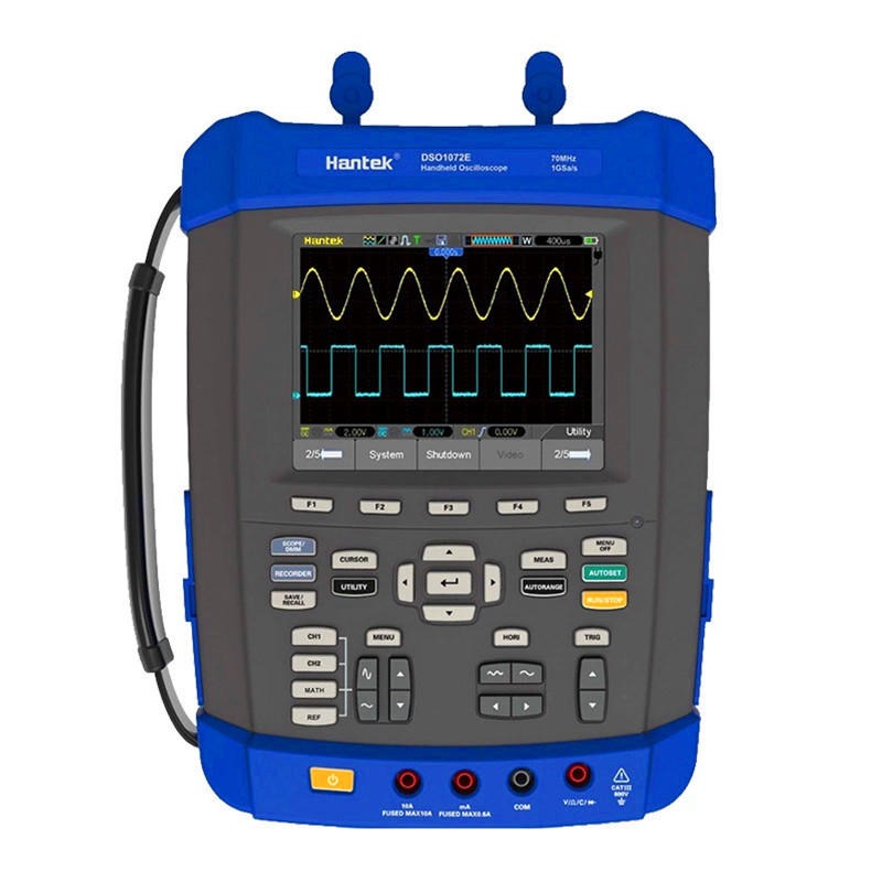 汉泰高性能多功能双通道示波器 DSO1202E便携式万用表示波器
