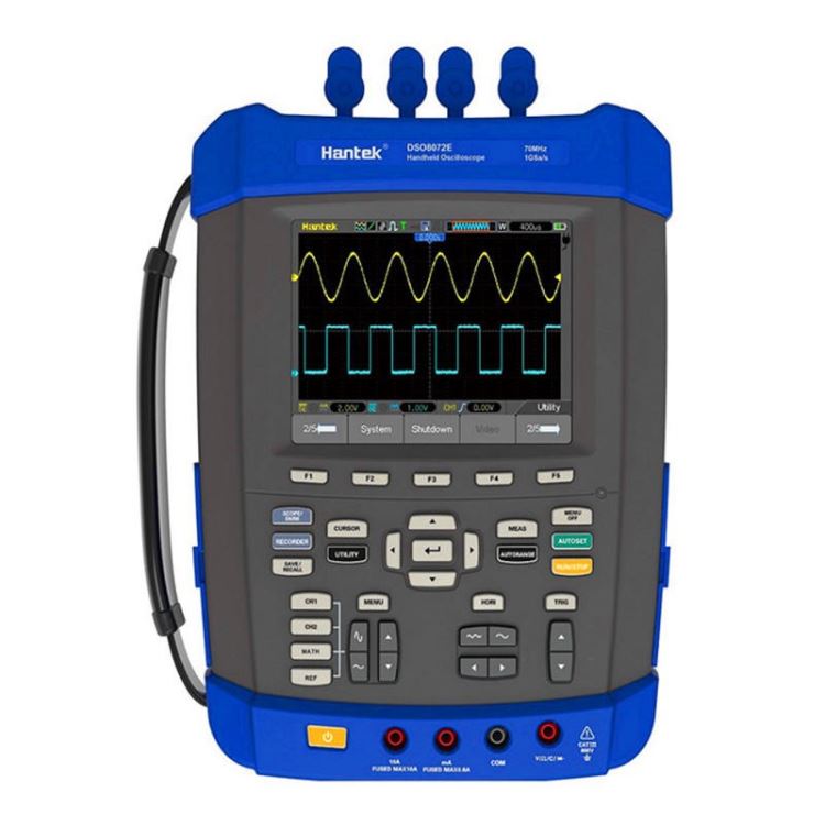 青岛汉泰手持式双通道示波器 DSO8072E便携式高性能示波器