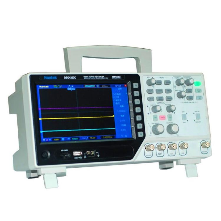 青岛汉泰100M双通道多功能示波器  DSO4102C数字高精度示波器
