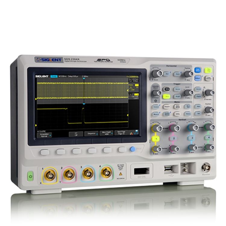 鼎阳数字四通道台式示波器 SDS2304X高精度超级宽屏荧光示波器