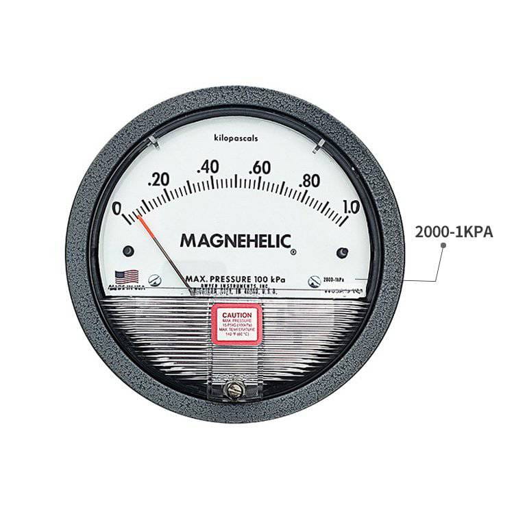 无源压差表2000-1kPA 洁净室无尘差压计GMP认证压差计