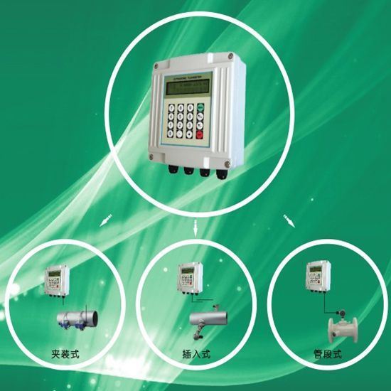 辰工 TUF-2000S超声波流量计 分体固定式流量计 壁挂流量计 插入外夹式