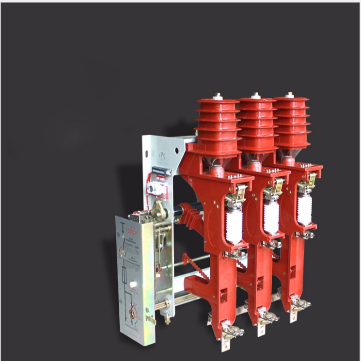 真空负荷开关厂家 FZRN25-12D/125-31.5  接地带挂锁 熔卡45°