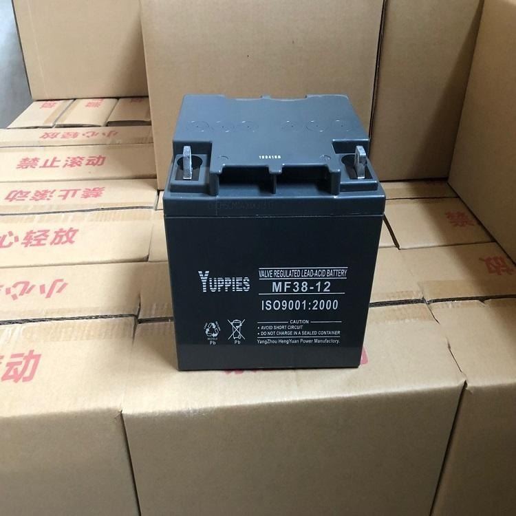 YUPPLES蓄电池MF120-12 铅酸免维护12V120AH 直流屏EPS/UPS安防监控设备