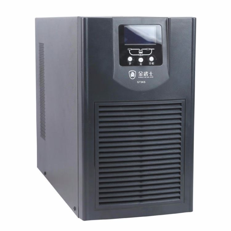 金武士UPS电源 GT3KS 3KVA 2400W 服务器电源在线式UPS不间断电源 外接蓄电池