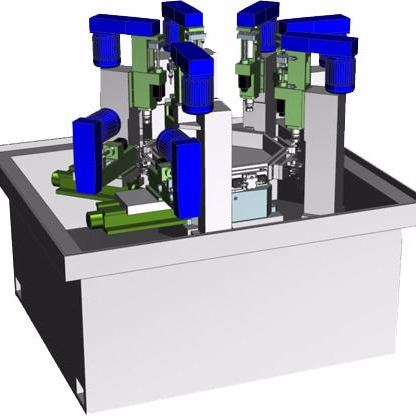 多功位 钻孔 一体机，转盘式钻孔攻丝机，伺服攻丝机，伺服钻孔机，圆盘钻攻一体机