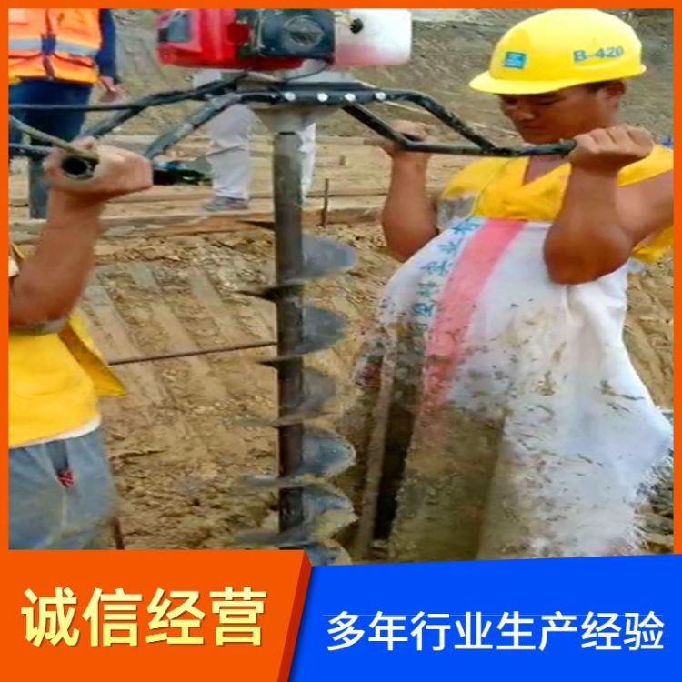 诺源 掏桩取土工具 掏桩钻孔工具 掏桩旋孔工具 深度清理桩内泥土工具