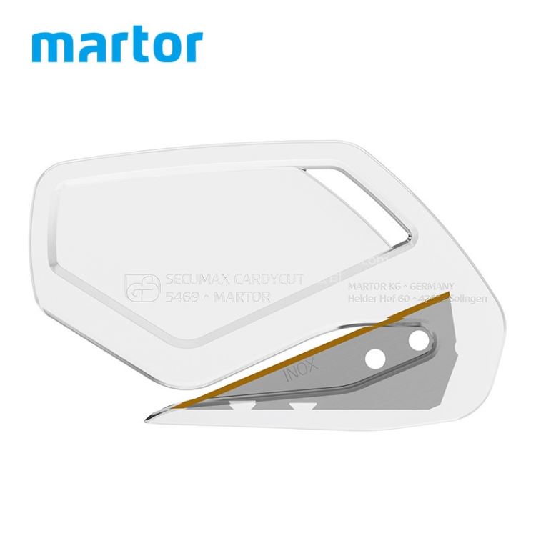 德国马特MARTOR 546912 进口塑料隐形刀片安全美工刀防割手快递标签包装袋裁切裁切 546912MEL安全刀具