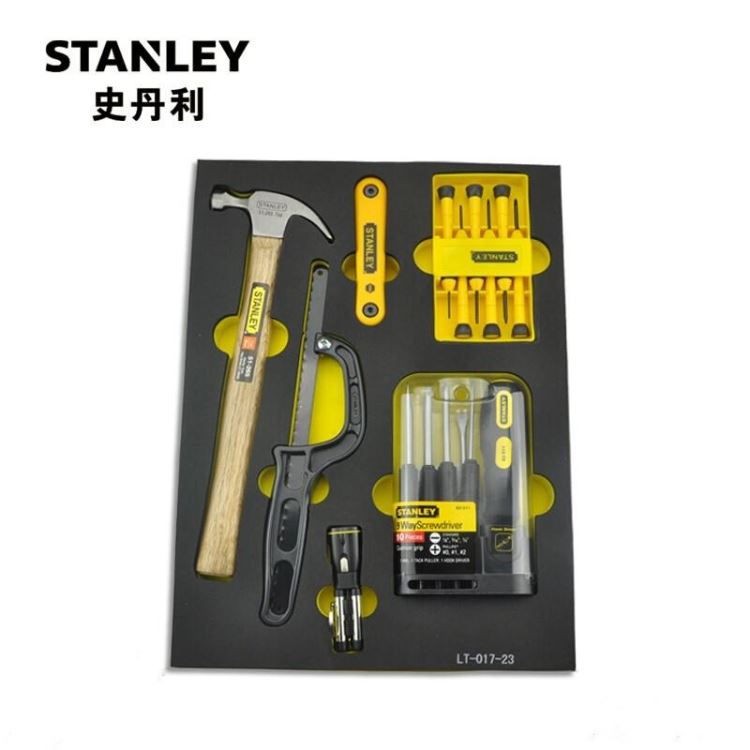 史丹利工具20件紧固敲击切割工具托套装内六角小螺丝刀锤子LT-017-23   STANLEY工具