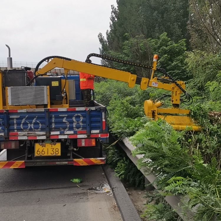 路信重工高枝修理剪机 高空树枝绿篱机配置 小型自走式修剪绿篱机报价