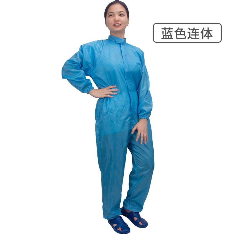 工业用连体服车间白色静电无尘服洁净服