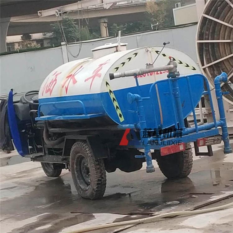 电动洒水车 小区绿化雾炮洒水车 福田柴油喷洒车 蓝基2吨新能源车载马路清洁车