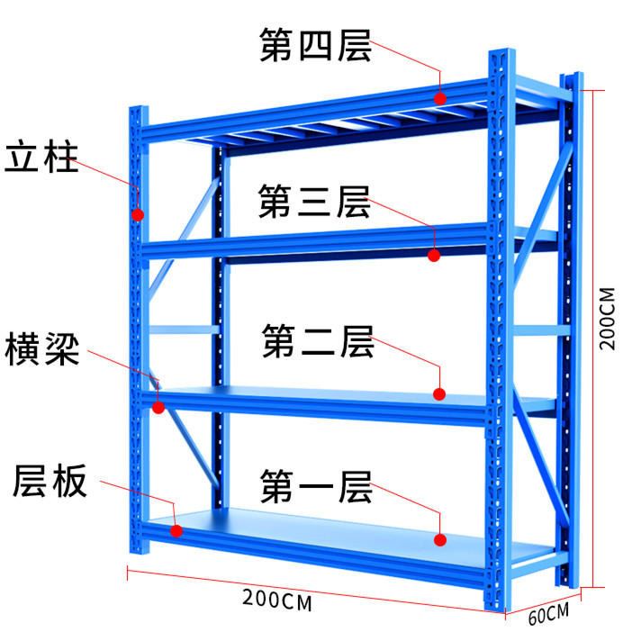 货架  仓储货架  仓库货架  自由组合  轻型多层多功能置物架  展示架  家用货架  铁架子  鑫汇