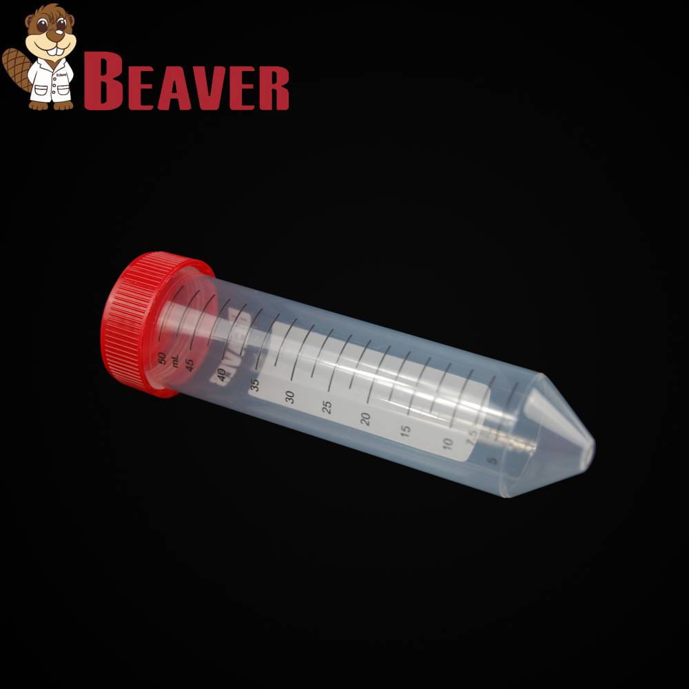 海狸Beaver 43304 锥形离心管 50 mL 带架 灭菌 袋装 25/包，20包/箱