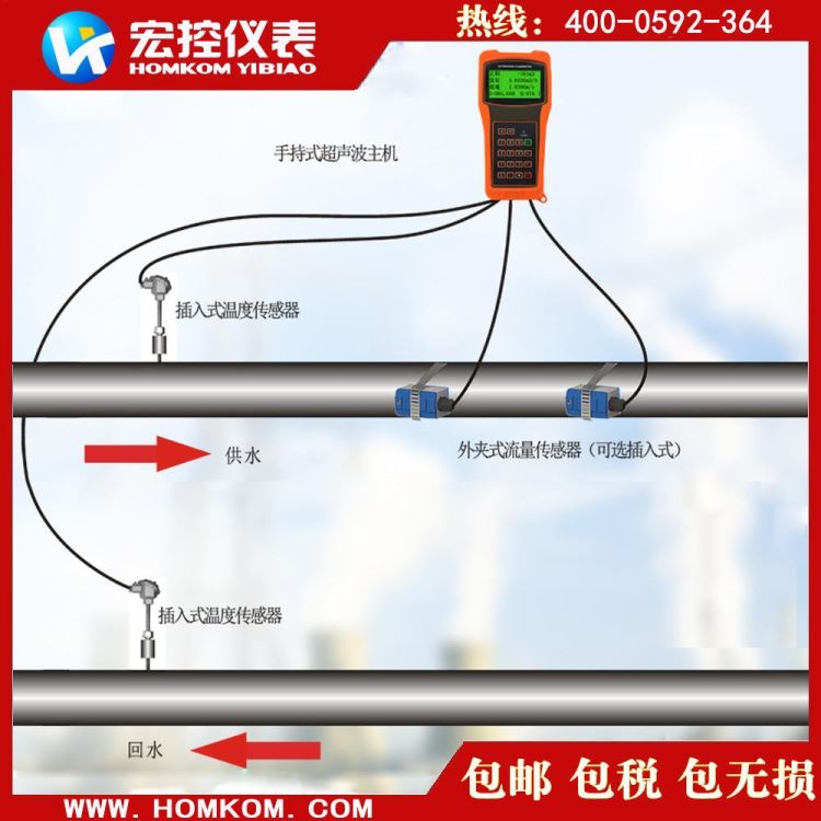 纯化水超声波流量计，蒸馏水超声波流量表，冷凝水超声波水表选型