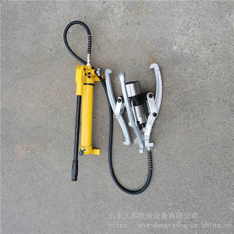 法兰盘轴承皮带轮拆卸工具分体式液压拉马型号10吨拔轮器价格