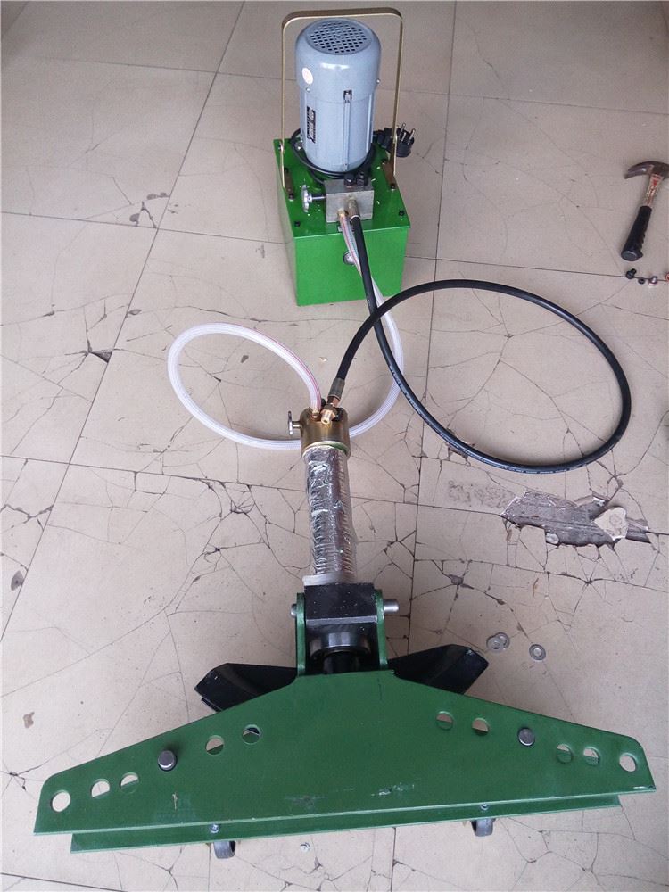 WYQ-108电动弯管机 不锈钢电动液压弯管器 不锈钢管煨弯机鸿聚牌图2