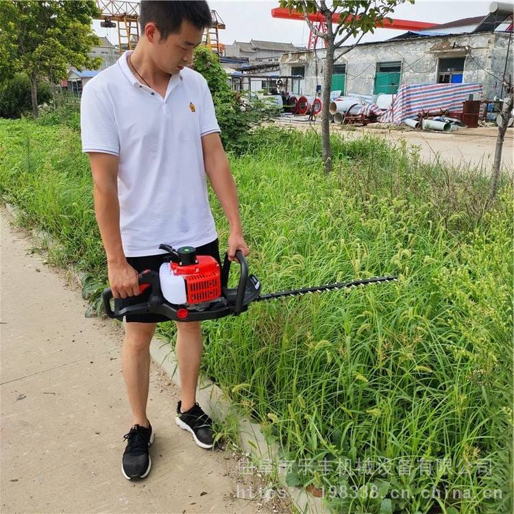 双刃汽油绿篱修枝剪 篱笆园林绿化二冲程茶叶绿篱修枝剪 乐丰机械