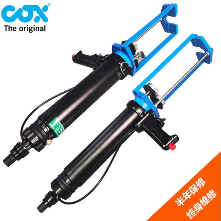 COX进口PPA300B双联筒300ml双组份气动打胶枪推力220kgf双组份气动打胶枪组角胶专用双组份气动胶枪