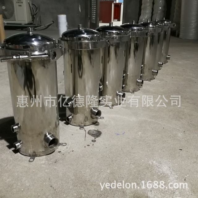 卡箍式不锈钢精密保安过滤器 河水井水自来水 前置泥沙过滤