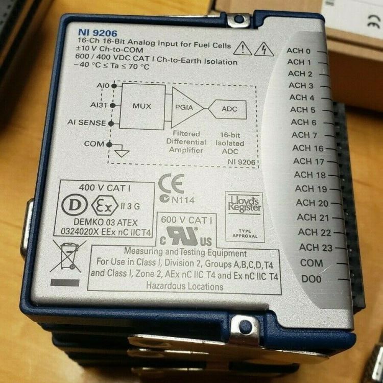 出售/回收 美国NI NI-9206 C​系列​电压​输入​模块 现货出售