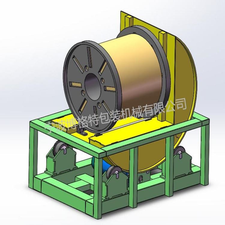 BGT-FZ博格特厂家 钢丝工字轮翻转机 钢丝工字轮翻转台 90度工字轮翻转机 铜丝工字轮翻转机 全自动工字轮翻转机