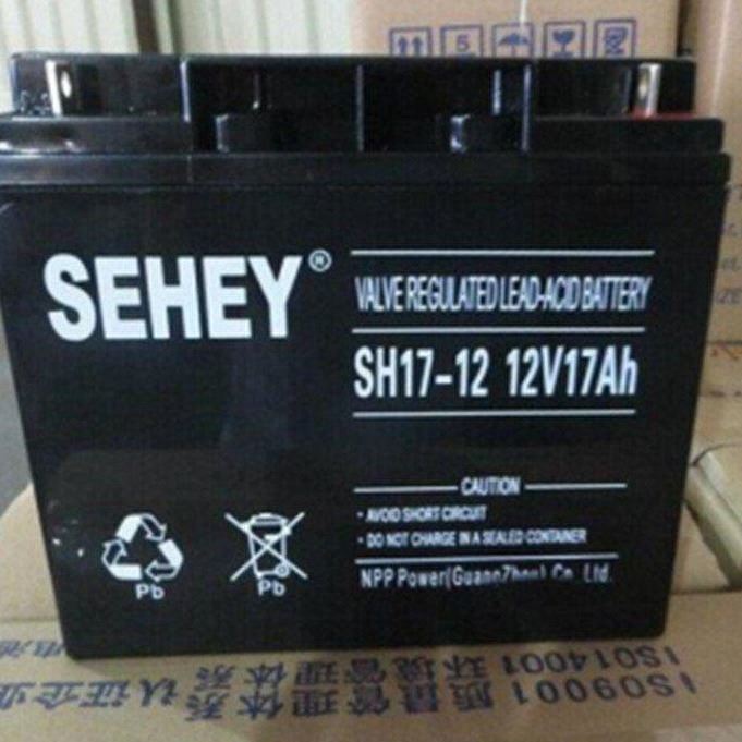 SEHEY西力蓄电池NPG17-12 12V17AH 太阳能 监控设备 UPS电源