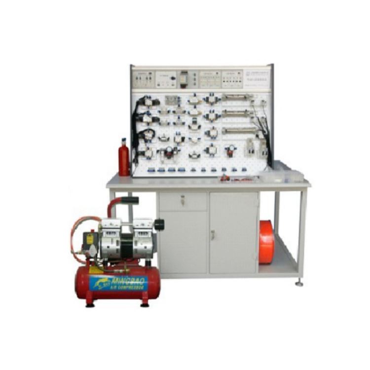 插孔式铁桌液压气动PLC控制实训考核设备 插孔式铁桌液压气动PLC控制实训装置  插孔式铁桌液压气动PLC控制综合实训台